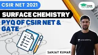 [Surface Chemistry] - PYQ of CSIR NET & GATE for 🎯 CSIR NET 2021 | GATE | by Sanjay Kumar