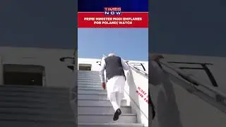 PM Narendra Modi Emplanes For Poland, A First-Ever Visit By Any Indian PM In 45 Years #shorts