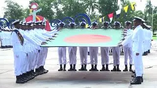 খুলনাস্থ বানৌজা তিতুমীর প্যারেড গ্রাউন্ডে নবীন নাবিকদের শিক্ষা সমাপনী কুচকাওয়াজ #beautifulkhulna