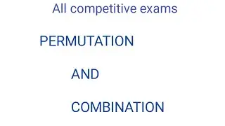 Study crush by Preeti Gupta. This video is about permutation and combination. All competitive exams.