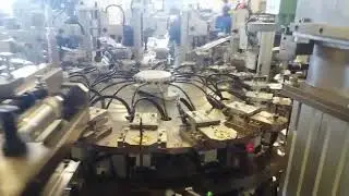 Automated production line for assembly of gas spring piston rod