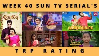 WEEK 40 SUN TV SERIAL'S TRP RATING | SUN TV | VIDEOS WORLD | TAMIL | 2021 | SERIAL UPDATES