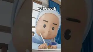 she's super smart! masyaAllah #islamicshorts #islamicstory #animation #littlemuslims