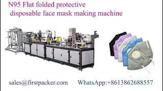 5ply KN95 folding face masks making line particular respirator,N95 mask welding,earloop machine