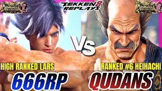 Tekken 8 - 666RP (Lars) vs Qudans (Heihachi) - High Level Ranked Match Replay