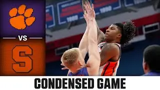 Clemson vs. Syracuse Condensed Game | 2025-26 ACC Men's Basketball
