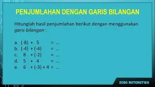 Penjumlahan dengan Garis Bilangan
