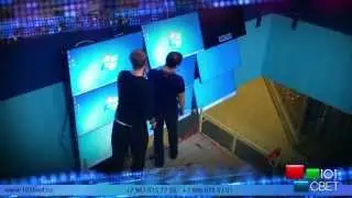 Бесшовная видео стена в ТРЦ 