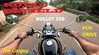 Royal Enfield Bullet 350 | POV Drive | 2010 old model Bullet STD 350| 4K | The Carguy | #5 |