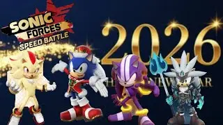 Sonic Forces Speed Battle: New Years Playing as random Characters