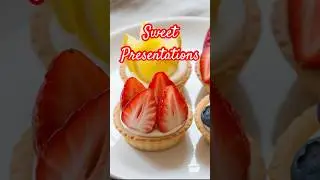 Идеи сервировки #десерт #короткий #современный