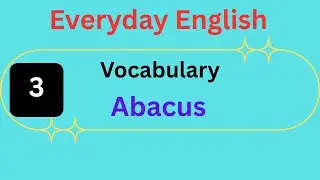 Abacus Meaning & Examples | Learn English Vocabulary #englishvocabulary #learnenglish