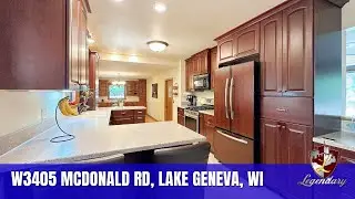 W3405 McDonald Rd. Lake Geneva WI - Property for Sale in Lake Geneva!