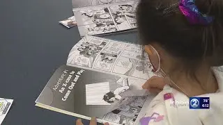 Library users enjoy free comic day