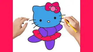 How to Draw kitty easy step by step | kukku Drawings easy tutorial
