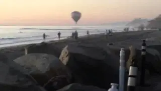 Hot air balloon crash in cardiff