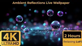 Ambient Reflections Abstract 4K Wallpaper Loop | 2 Hour Aesthetic Video #livewallpaper #aesthetic