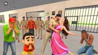 jack ki girl friend police wale sath new story video Indian theft auto simulator 3d game #newvideo 