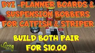 DYI Planner Board & Release Bobber for Catfish & Striper