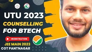 UTU COUNSELLING 2023 URGENT UPDATE😱 &bull; UTU COUNSELLING 2023 DATE🔥 &bull; GBPUAT PANTNAGAR BTECH ADMISSION