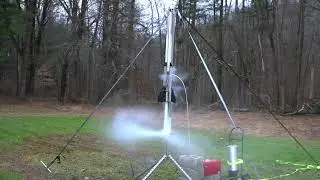 Bowie half-cat rocket SN18 cold flow test