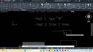 Auto Cad command Trim 