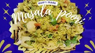 Home made Masala Puri | Puri recipes| Masala Puri| Chaat Recipes|మసాలా పూరీ 