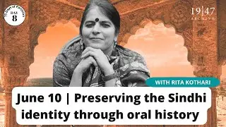 Preserving the Sindhi identity through oral history