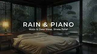 Cozy Sleep Music with Piano & Rain Sounds | Deep Relaxation and Calm Mind