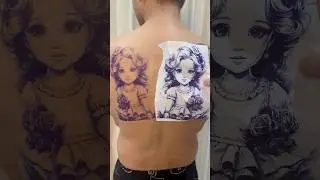 The Audersigt&reg; P19 tattoo printer and HD transfer paper with shadow printing effect so far #tattoo