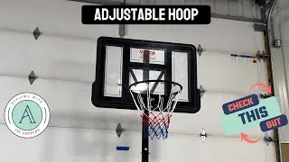 Easy to Move Basketball Hoop | Portable & Adjustable Height