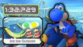 MARIO KART 8 DELUXE | Time Trials | 200cc Station Glagla