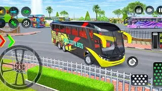 World Tour Bus Game | Paris France Road Luxury Bus Experience