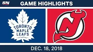 NHL Highlights | Maple Leafs vs. Devils - Dec 18, 2018
