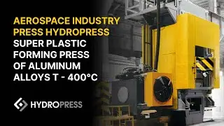 Aerospace industry press Hydropress. Super plastic forming press of aluminium