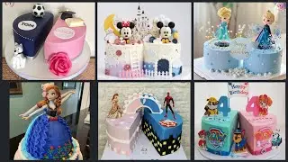 Happy birthday cake decoration ideas for twins baby/cake design images/Twins Birthday Cake Designs