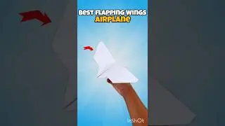 World's Best Flapping Wings Paper Airplane#shorts