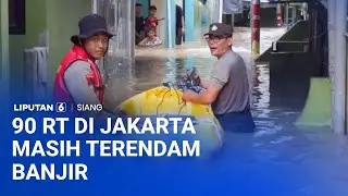 90 RT di Jakarta Masih Terendam Banjir | Bus AKAP Tabrak Tujuh Kendaraan