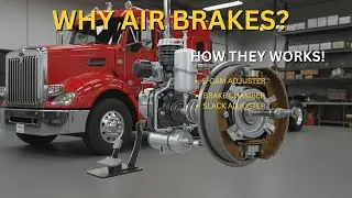 Why Do Heavy Vehicle's Use Air Brakes? How Does It work?