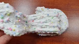 DIY Floam White Glue Slime No Activator or Borax, White Glue Slime