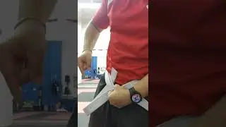 How to tie the belt - Beginner Students