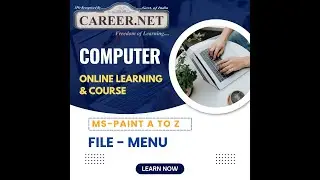 &ldquo;MS Paint File Menu Tutorial in Hindi | Computer Basics Course&rdquo;