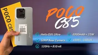 POCO C85 Leaked, Set to Debut This Month - Officially Priced at $61 with NFC and 6000 mAh Battery
