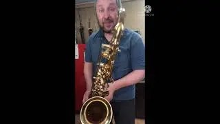 Sax Tenor J&Uacute;PITER 787 (1993) Revis&atilde;o e ajuste fino