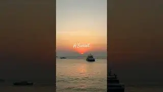 The most beautiful sunset I&rsquo;ve ever seen #qingdao#sunsetview#healing#infj#travel