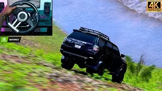 553HP Toyota 4Runner TRD Pro Suv 2019 AWD - Forza Horizon  5 | Steering Wheel Gameplay | 4K60FPS