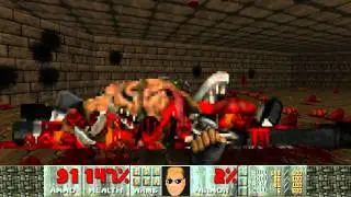 Doom II - BrutalDoom - Map23 - Barrels o' fun