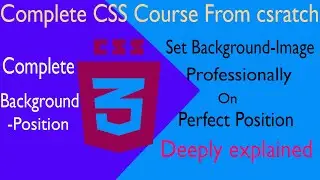 Set Background Image Position Using CSS3