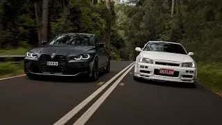 R34 GTR vs BMW M3 | Mountain Run | 4K