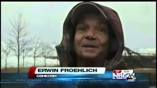 Ice Shoves Invade West Coast of Lake Winnebago